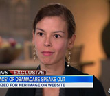 Obamacare model from health care website felt bullied by cri
